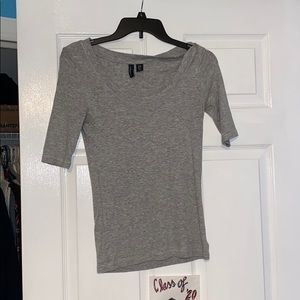 Short Sleeve Gray T Shirt